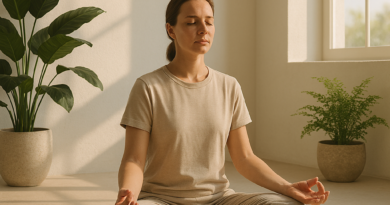 fotorealistisches 4k beitragsbild für einen artikel „die wirkung von meditation – ruhe, klarheit und